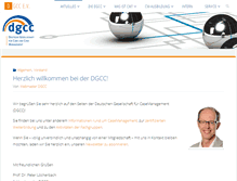 Tablet Screenshot of dgcc.de